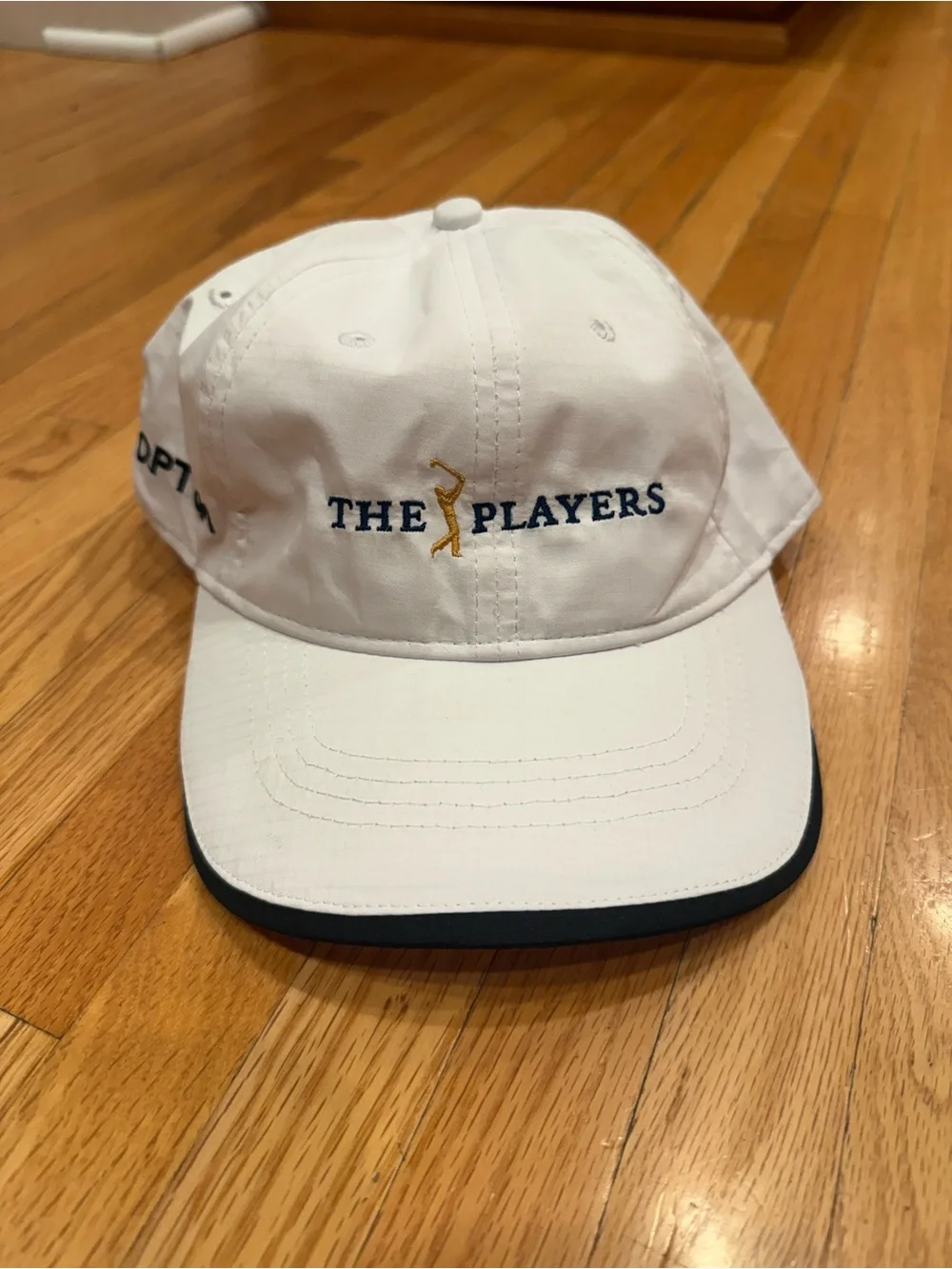 Optum The Players White Golf Cap with Navy Trim